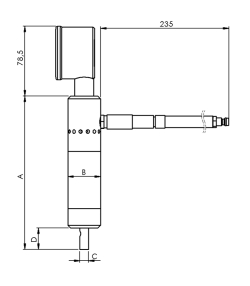 Dimensions gamme PLR Tachymètre